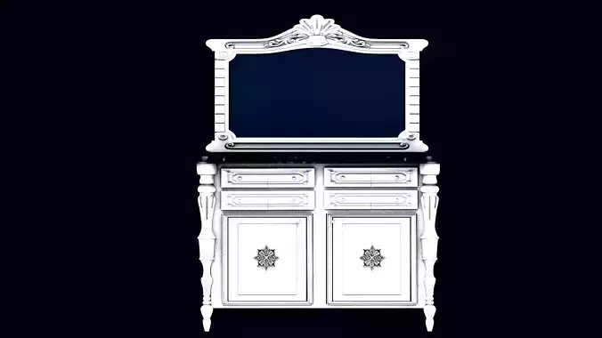 DRESSER with mirror