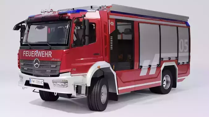 Rosenbauer AT Fire Truck 3D model