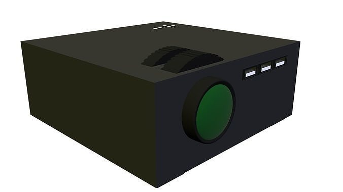 3D model of Projector 3D model