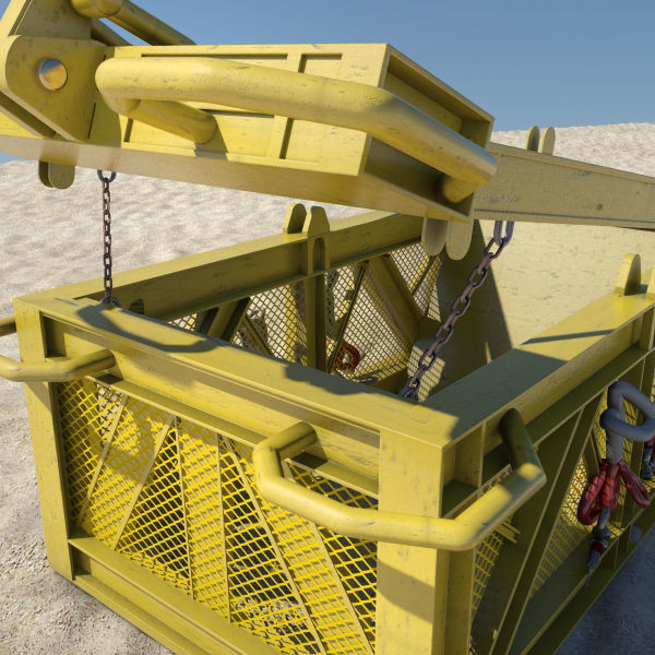 Deep Sea Basket 3D model_6