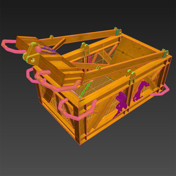 Deep Sea Basket 3D model_8