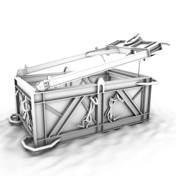 Deep Sea Basket 3D model_16