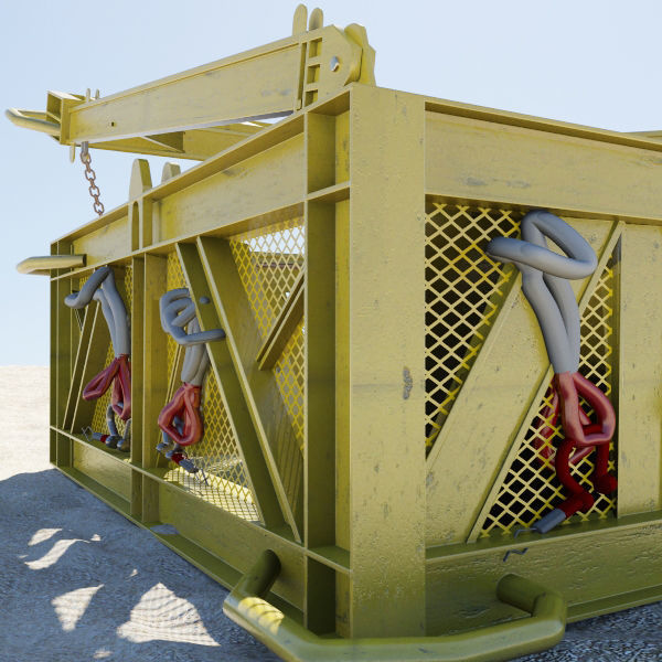 Deep Sea Basket 3D model_4