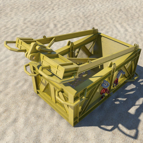 Deep Sea Basket 3D model_2