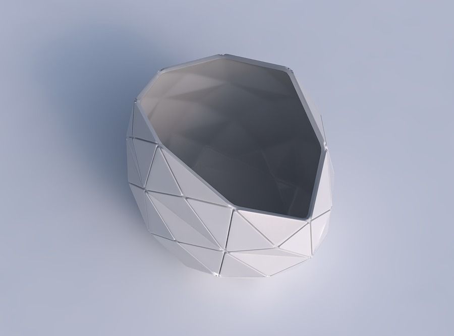 Bowl compressed 3 with triangle plates 3D print model_1