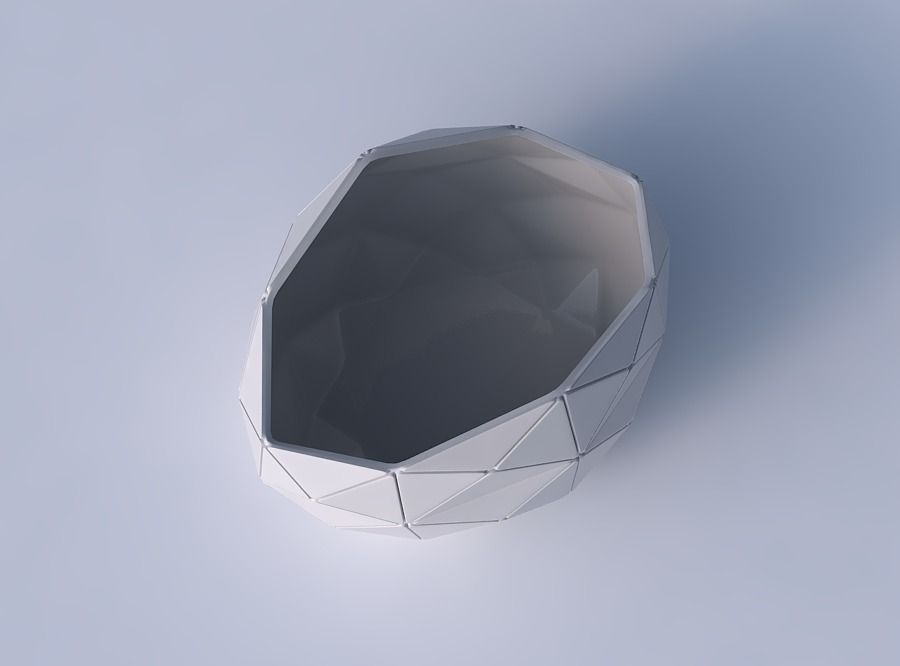 Bowl compressed 3 with triangle plates 3D print model_2