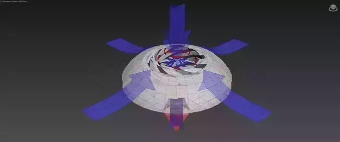 Double Inverted Coanda Motor - Concept