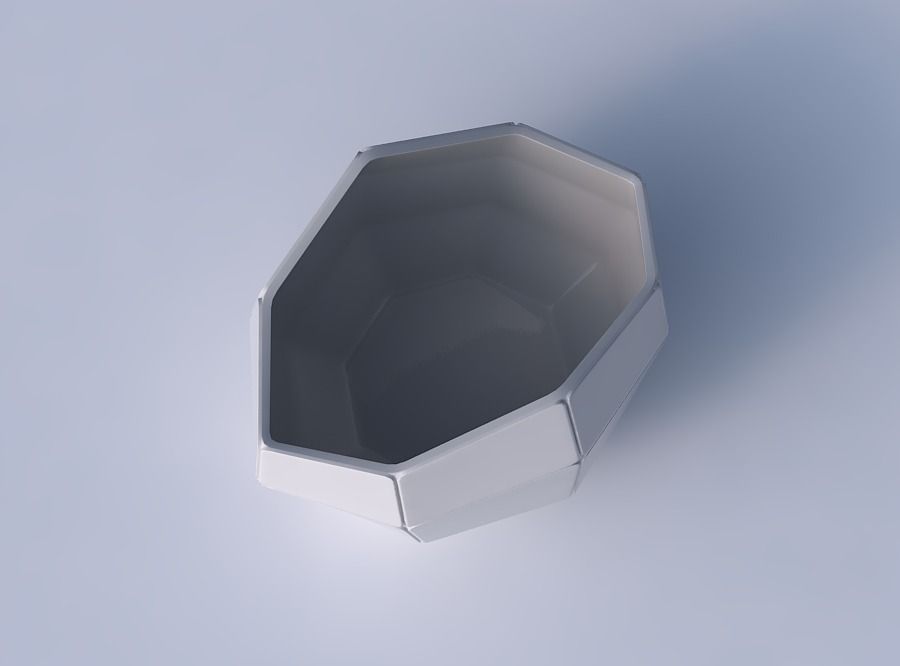 Bowl compressed 3 with huge plates 3D print model_2