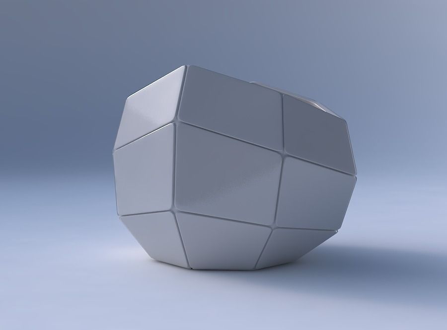 Bowl compressed 3 with huge plates 3D print model_4