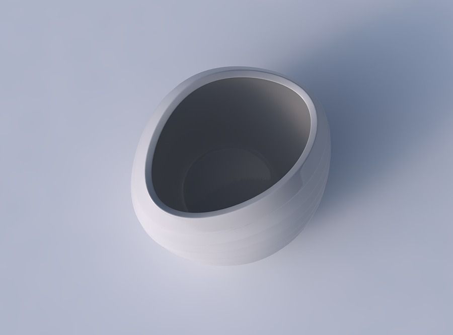 Bowl compressed 3 with horizontal inverted layers 3D print model_2