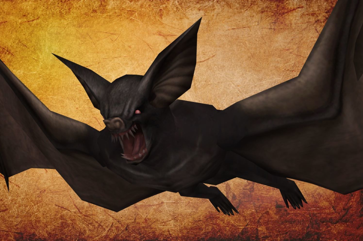 Bird - Bat Low-poly 3D model_8