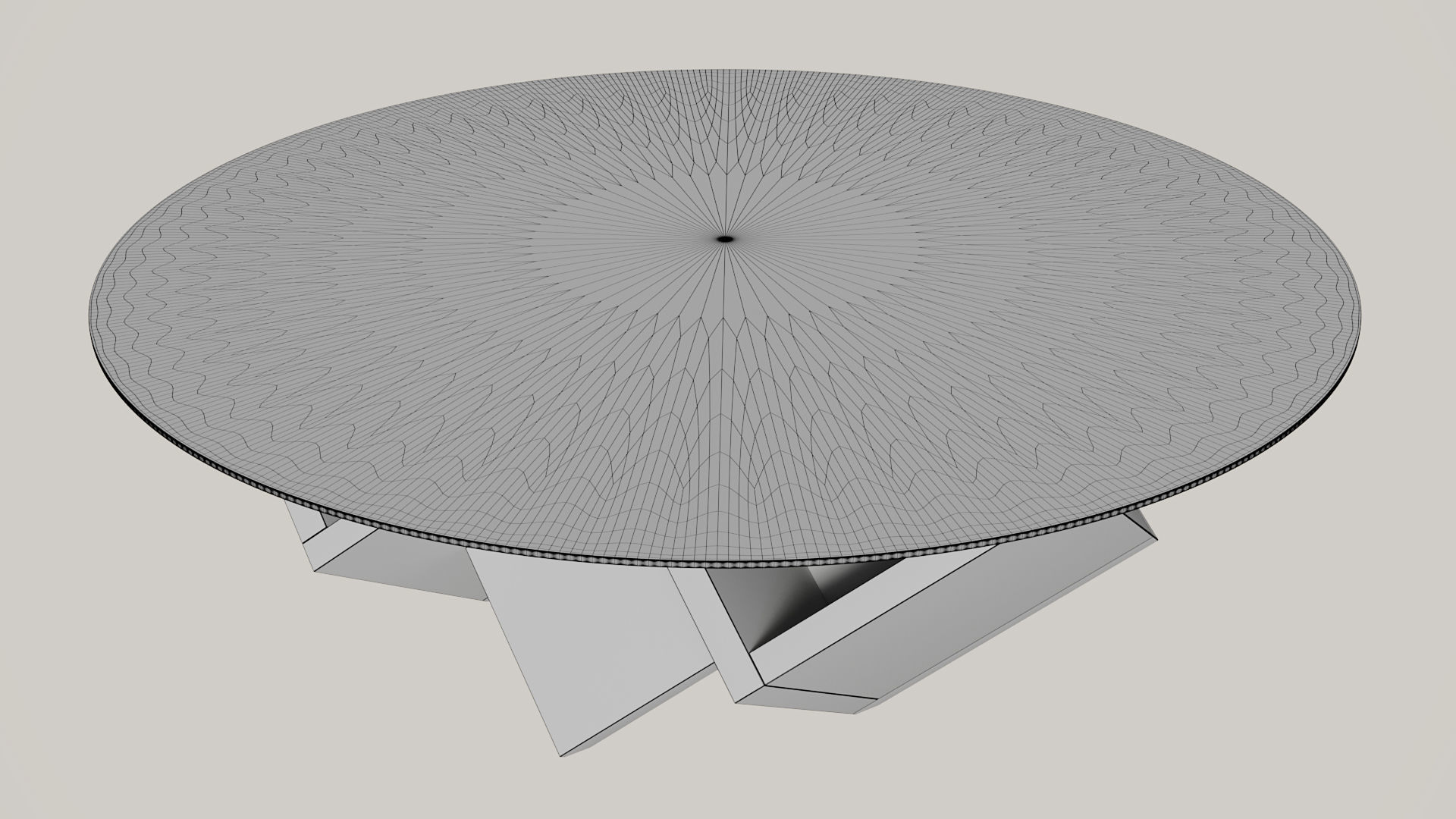 Round Cupid Coffee Table 3D model_3