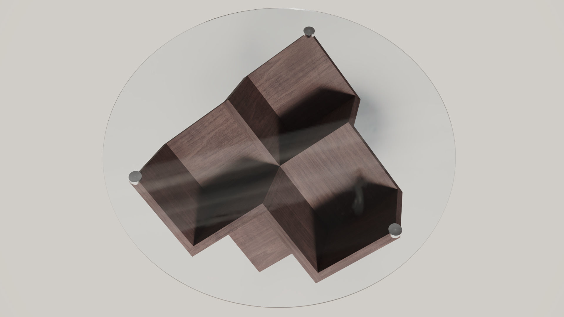 Round Cupid Coffee Table 3D model_1