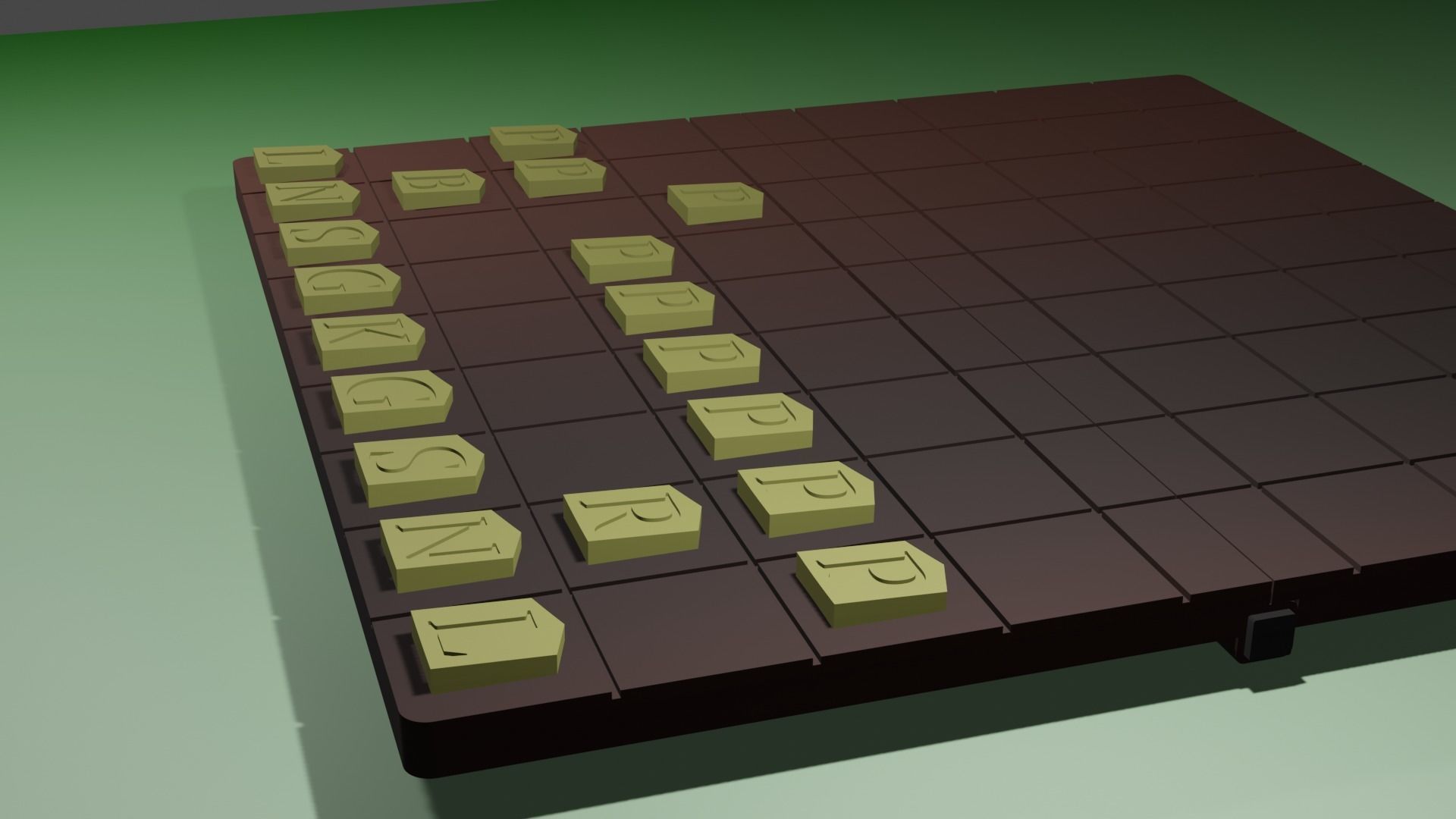 Compact Shogi Board 3D print model_1