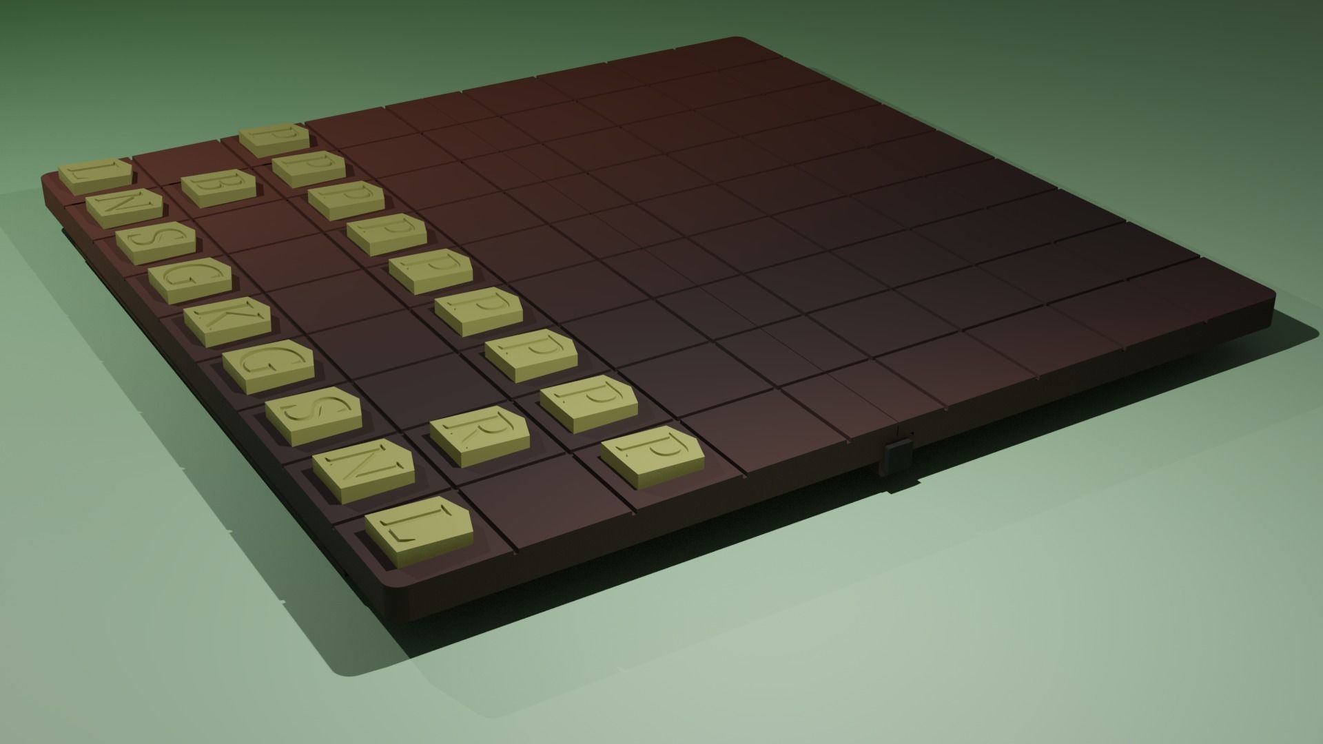 Compact Shogi Board 3D print model_2