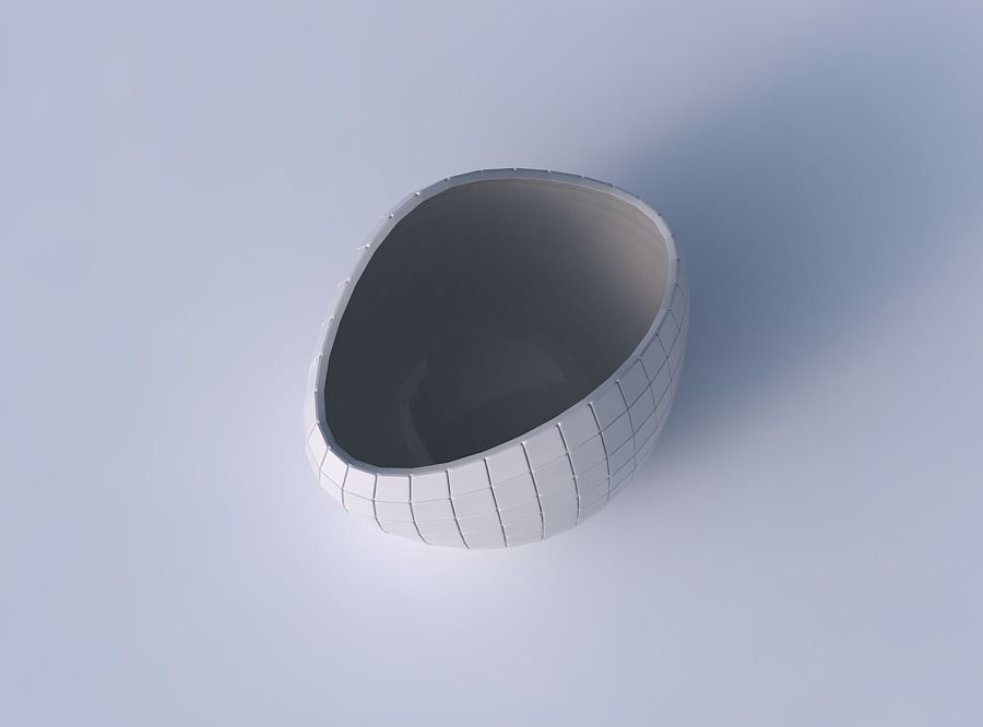 Bowl compressed 3 with grid plates 3D print model_2