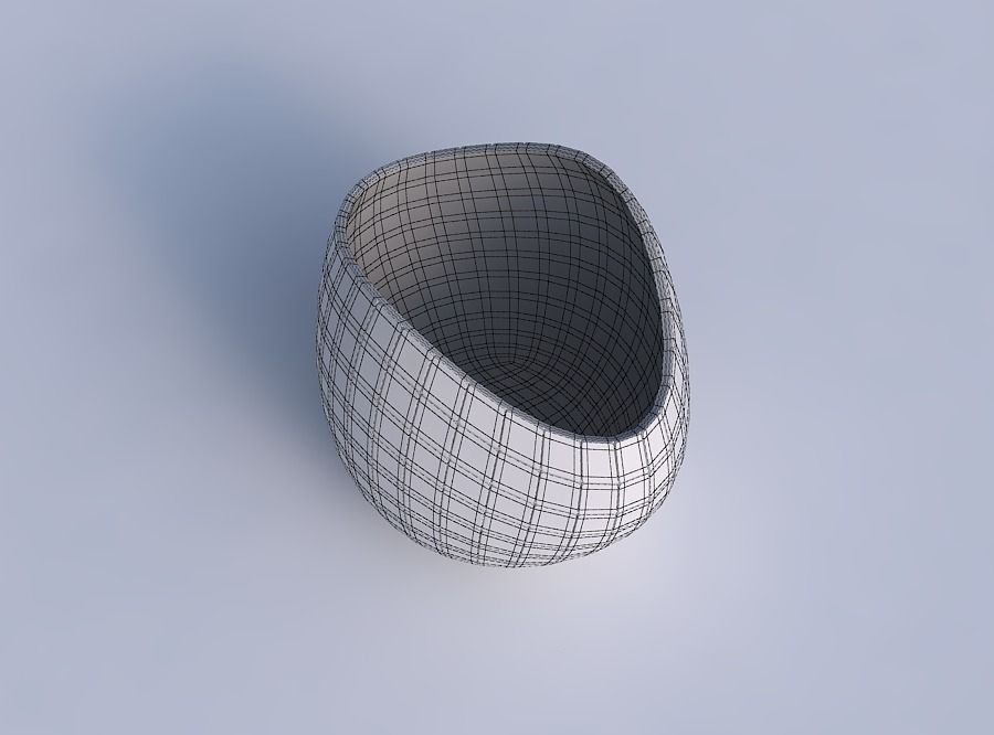 Bowl compressed 3 with grid plates 3D print model_6