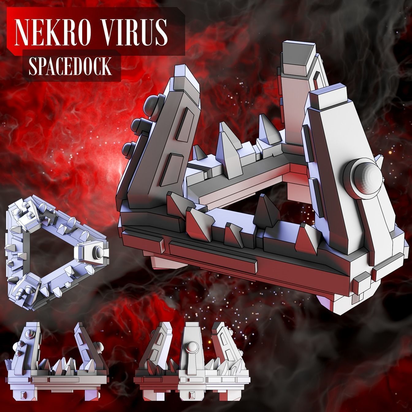 Twilight Imperium ships Nekro Virus 3D print model_10
