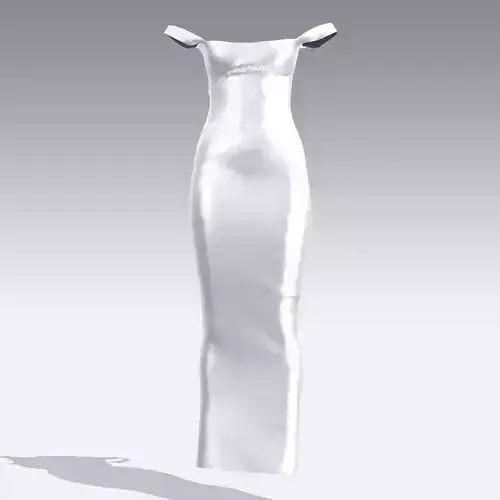 KORSET BLOUSE DRESS SATIN