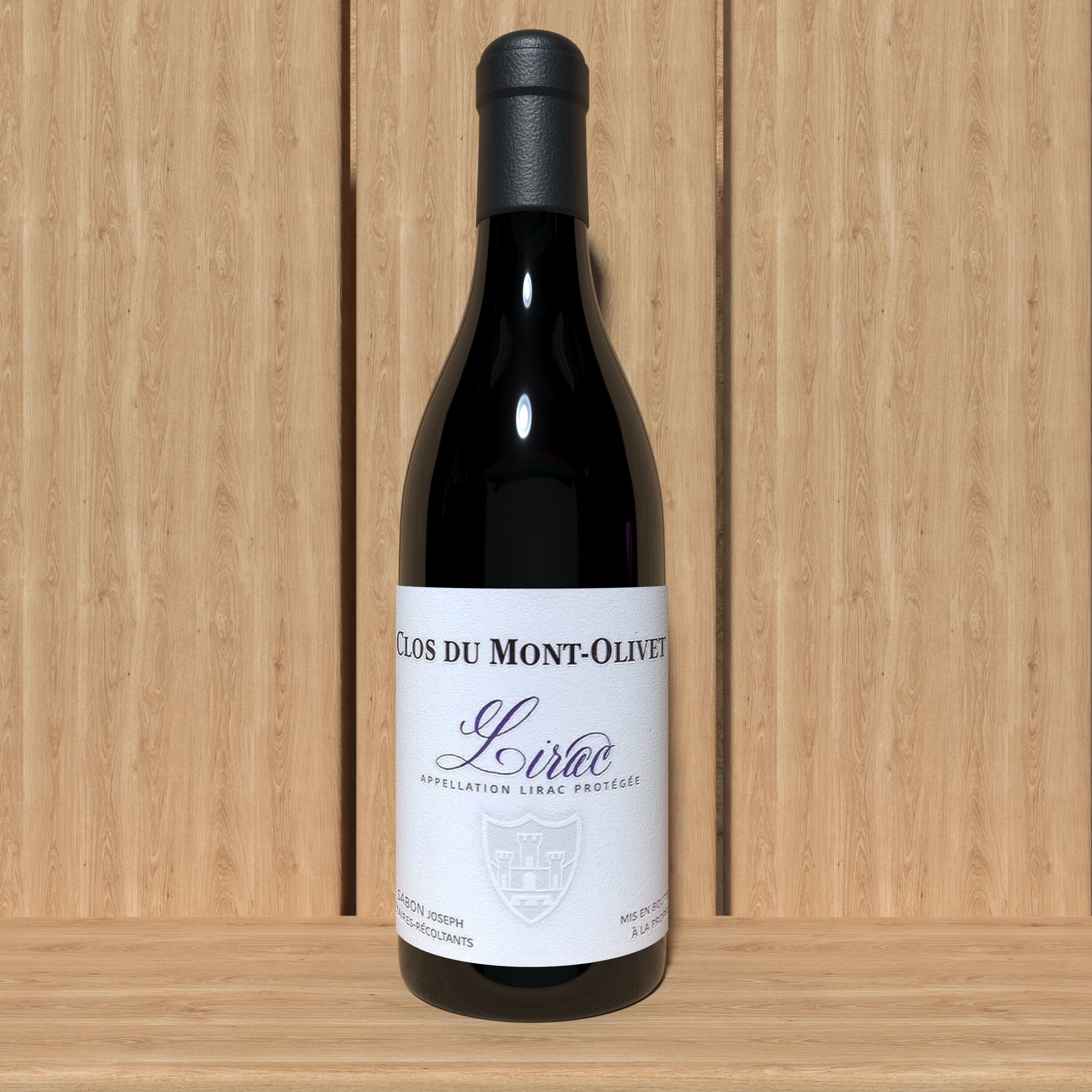 Wine and Glass 3D Model Ready For Render 3D model_2