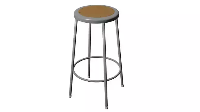 Metal Art Stool