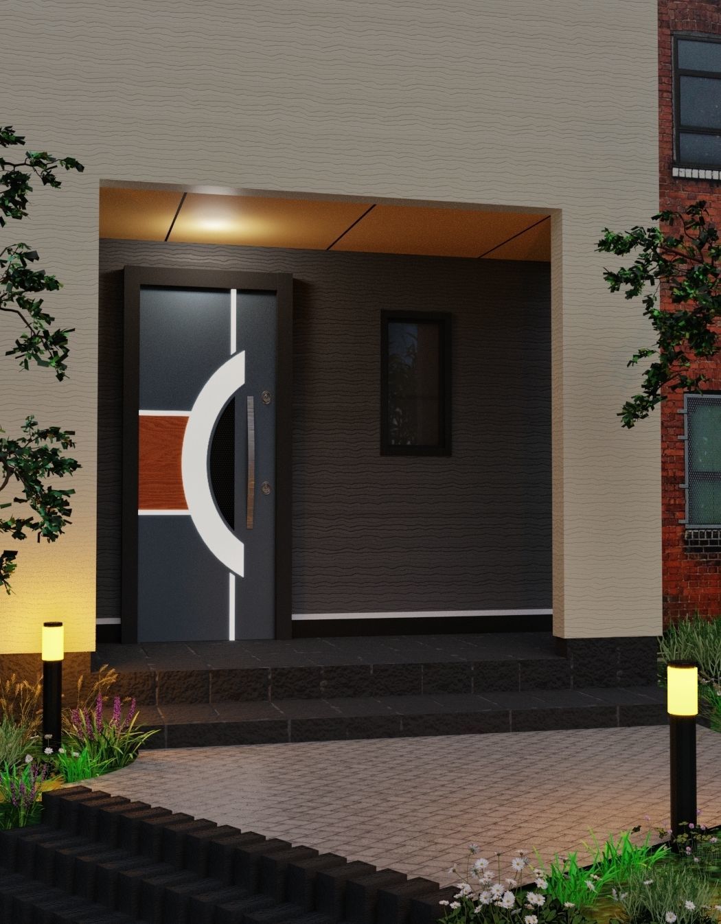 6 Modern Entrance Doors Collection _13