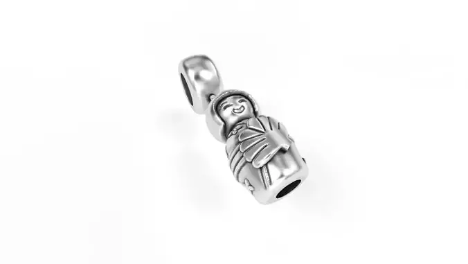 Geisha smilling Charm