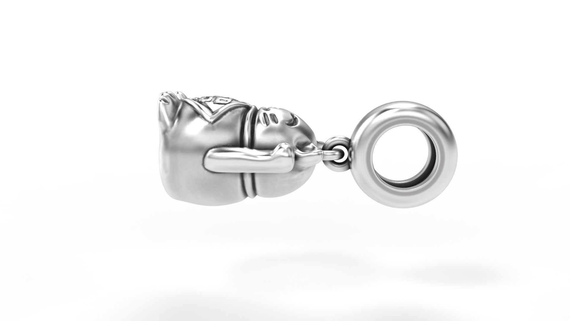 Luck Cat Charm 3D print model_3