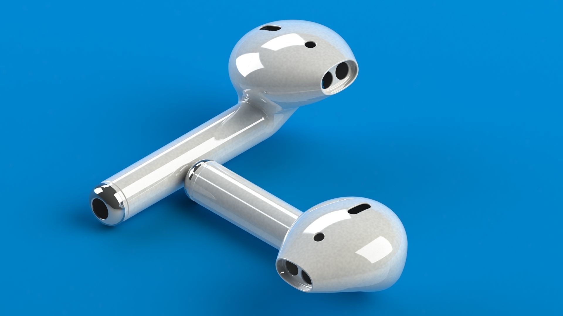 APPLE AIRPODS Free 3D print model_1