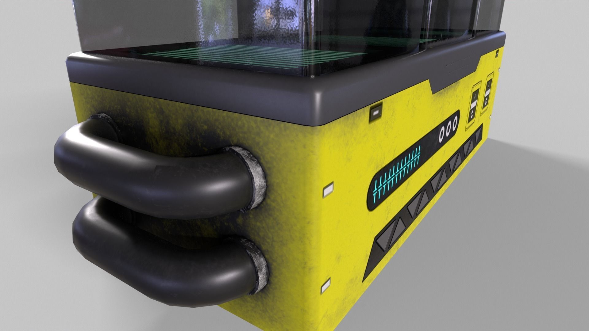 Sci-Fi Aquarium V1- 007 Low-poly 3D model_10