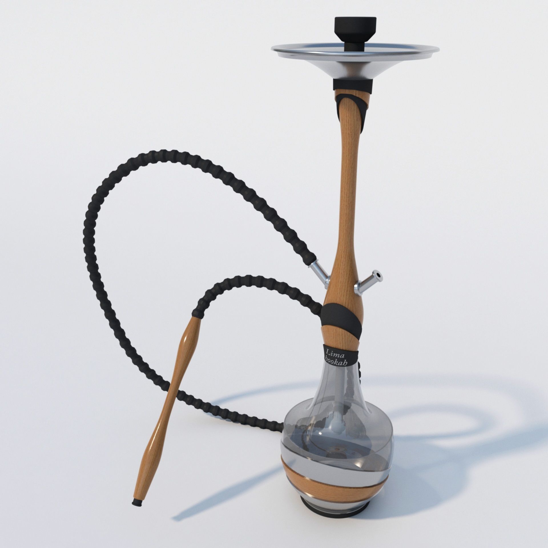 Modern Design Hookah 3D model_1