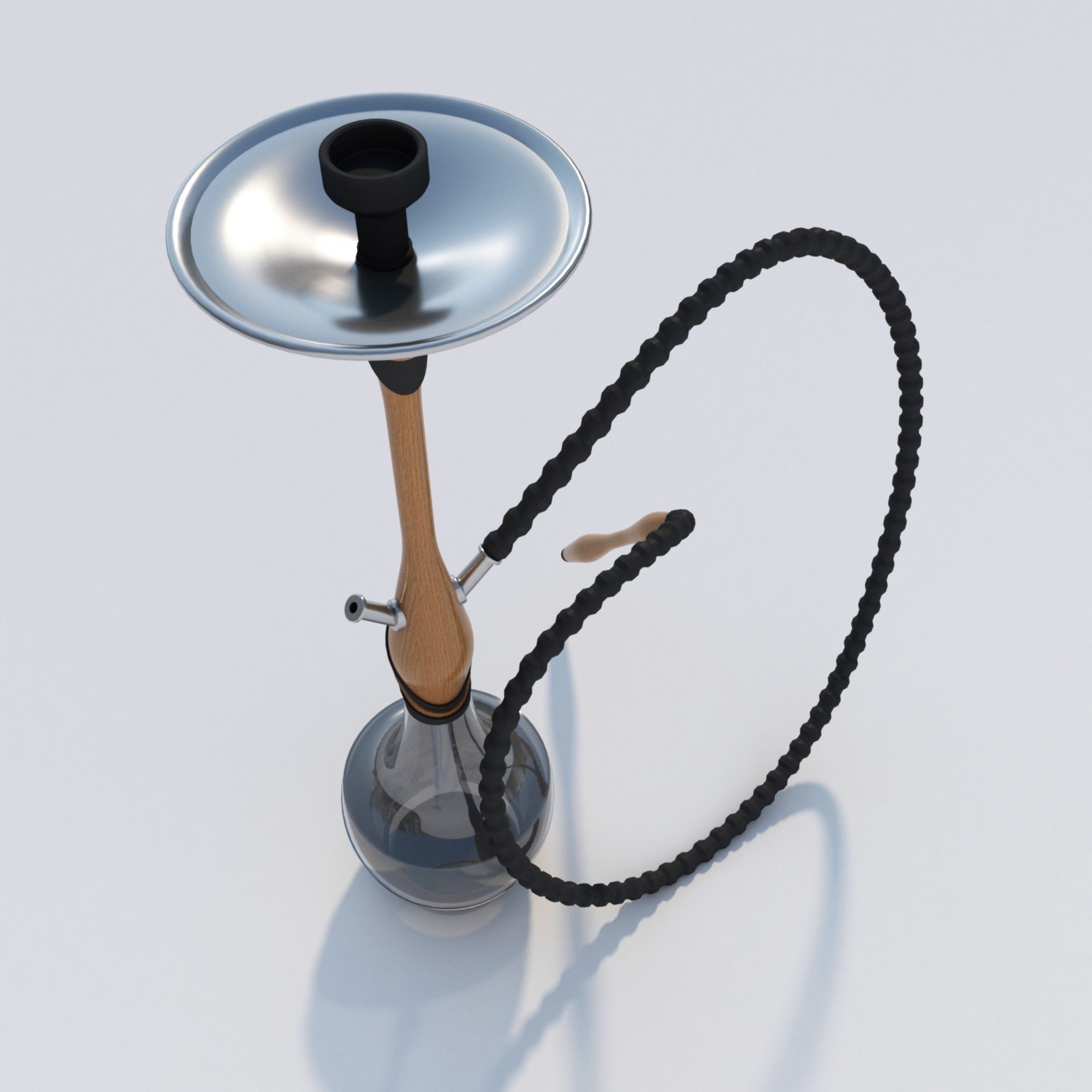 Modern Design Hookah 3D model_3