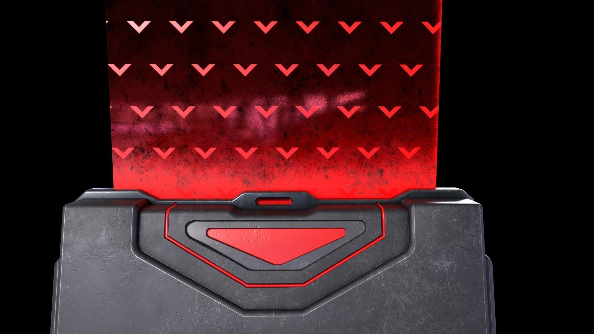 Sci-Fi Barrier V1 - 001 Low-poly 3D model_5