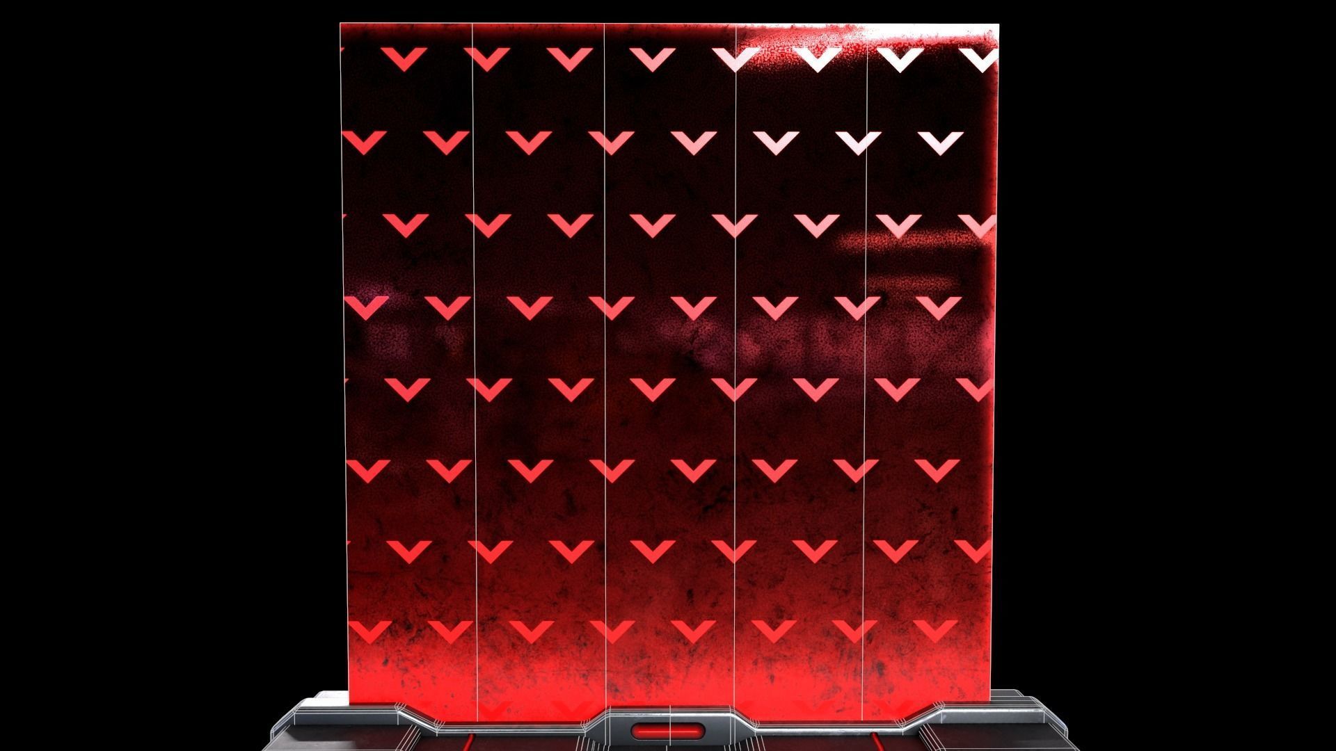 Sci-Fi Barrier V1 - 001 Low-poly 3D model_16