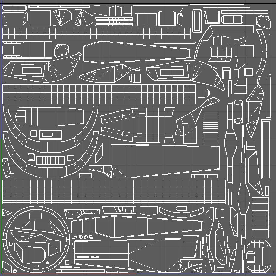 Falcon Drone game-ready with 6 camouflages Low-poly 3D model_26