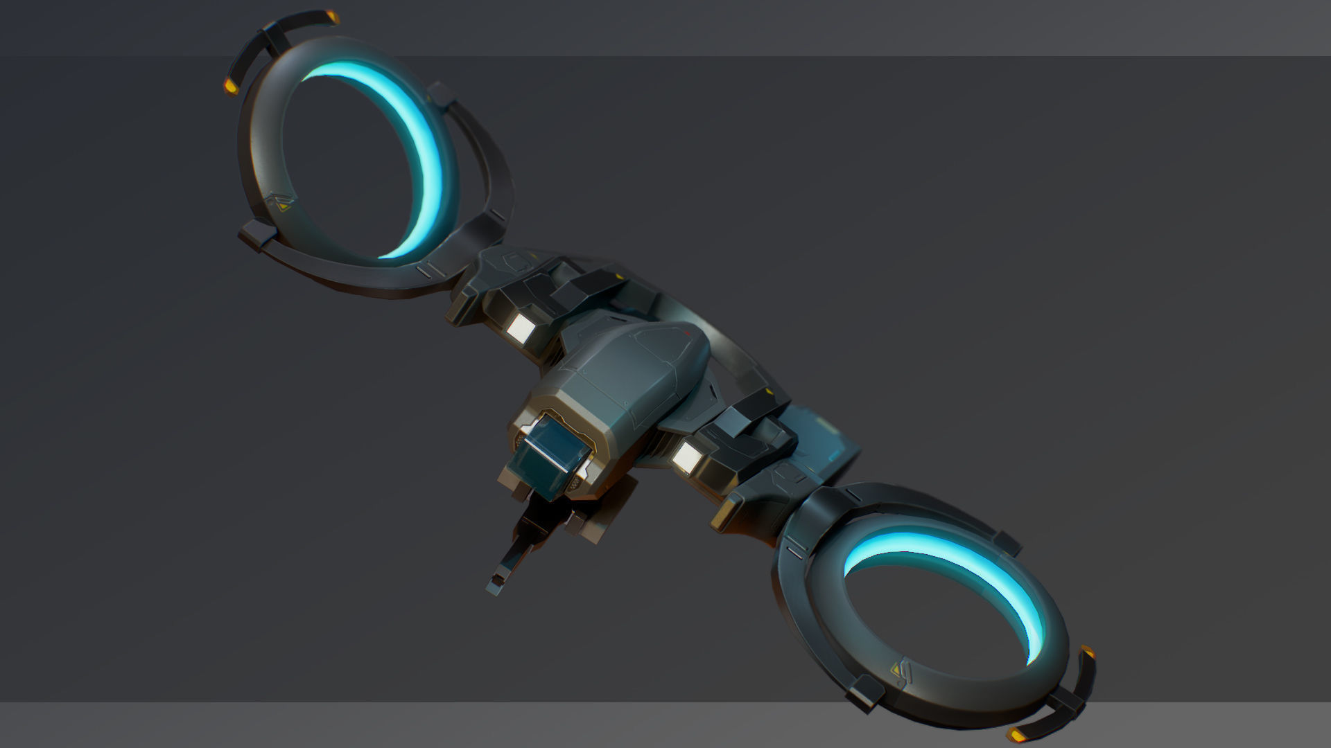 Falcon Drone game-ready with 6 camouflages Low-poly 3D model_6