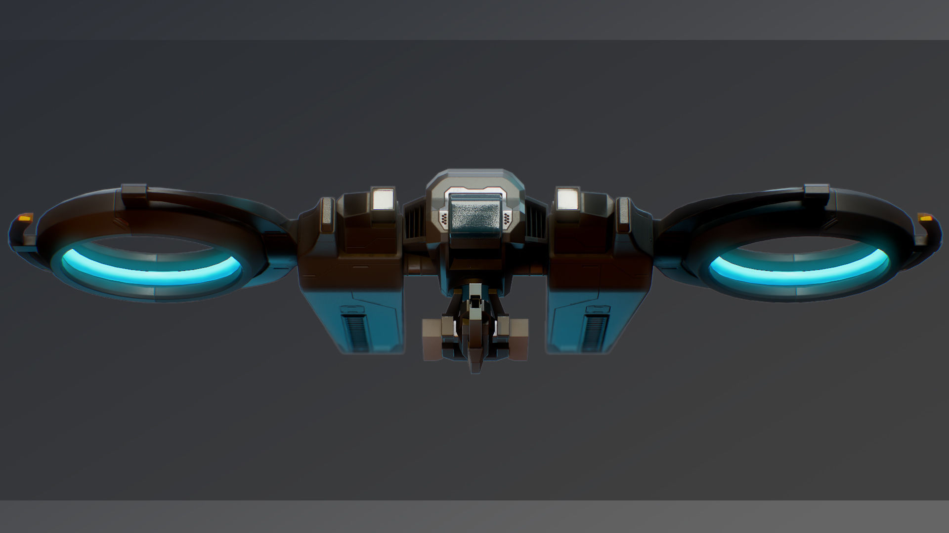 Falcon Drone game-ready with 6 camouflages Low-poly 3D model_16