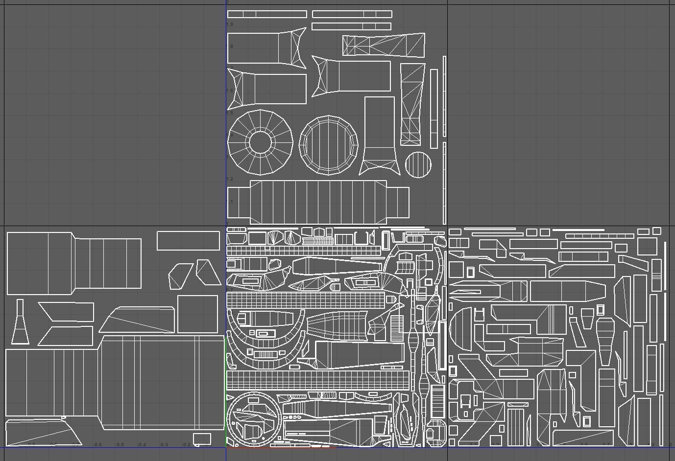 Falcon Drone game-ready with 6 camouflages Low-poly 3D model_25