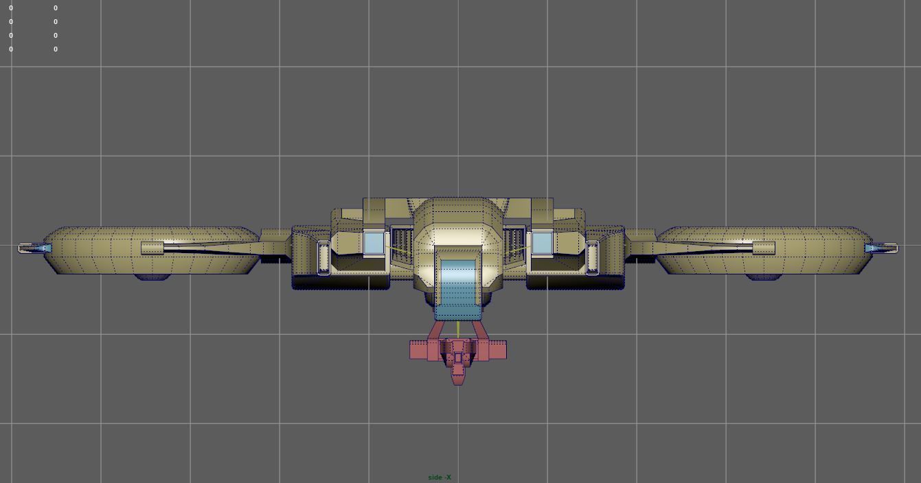 Falcon Drone game-ready with 6 camouflages Low-poly 3D model_20