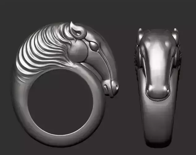 horse head ring