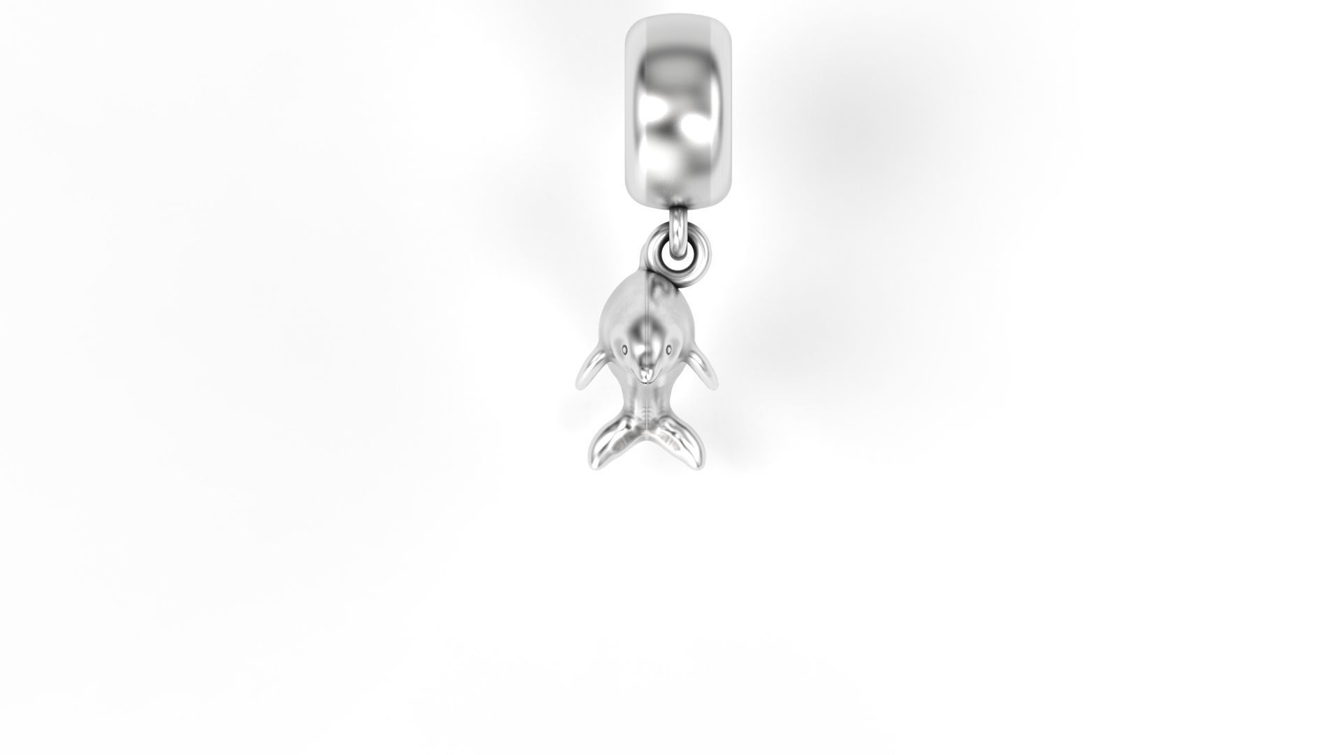 Dolphin Charm 3D print model_1