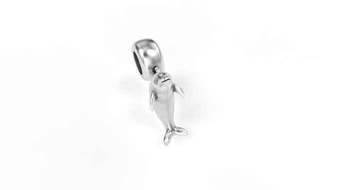 Dolphin Charm 3D print model