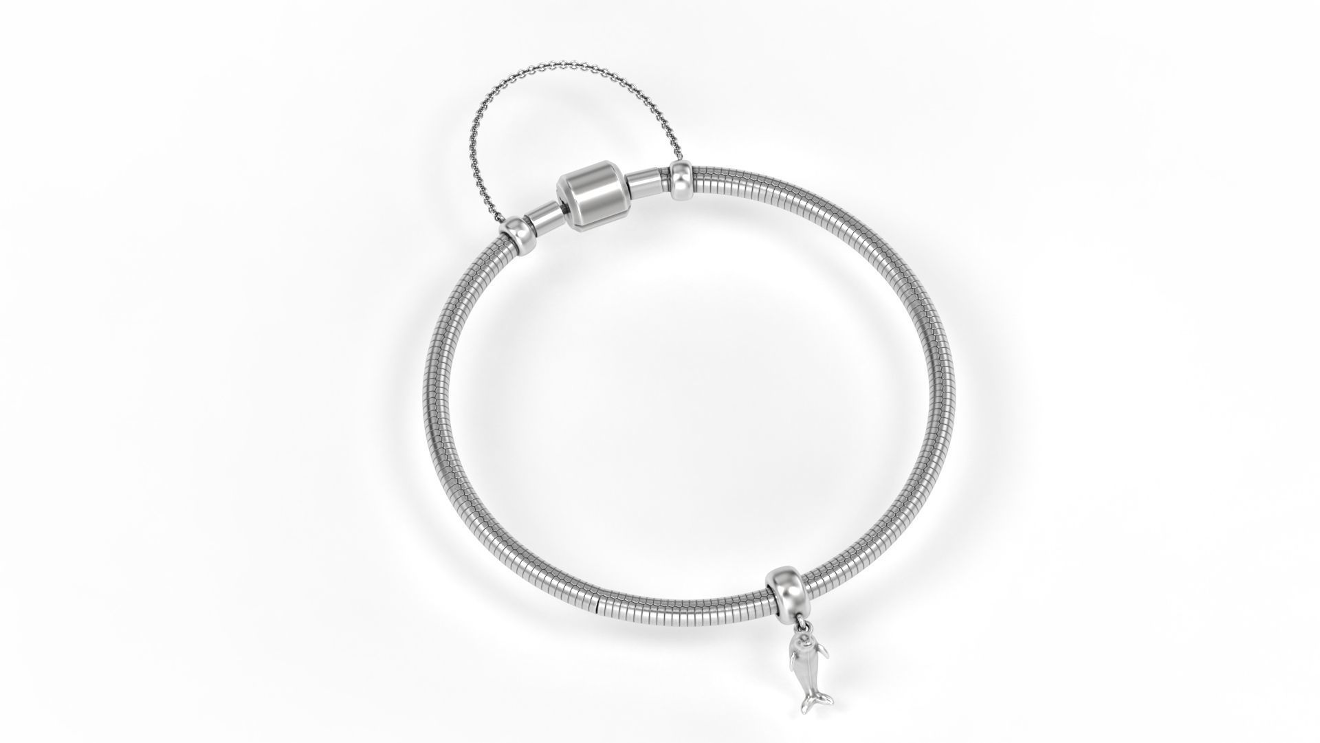 Dolphin Charm 3D print model_4