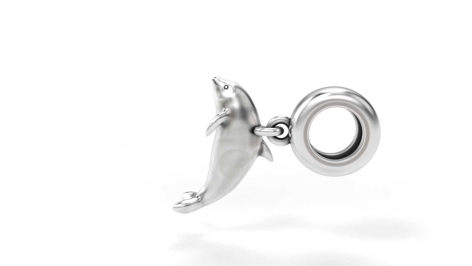 Dolphin Charm 3D print model_2