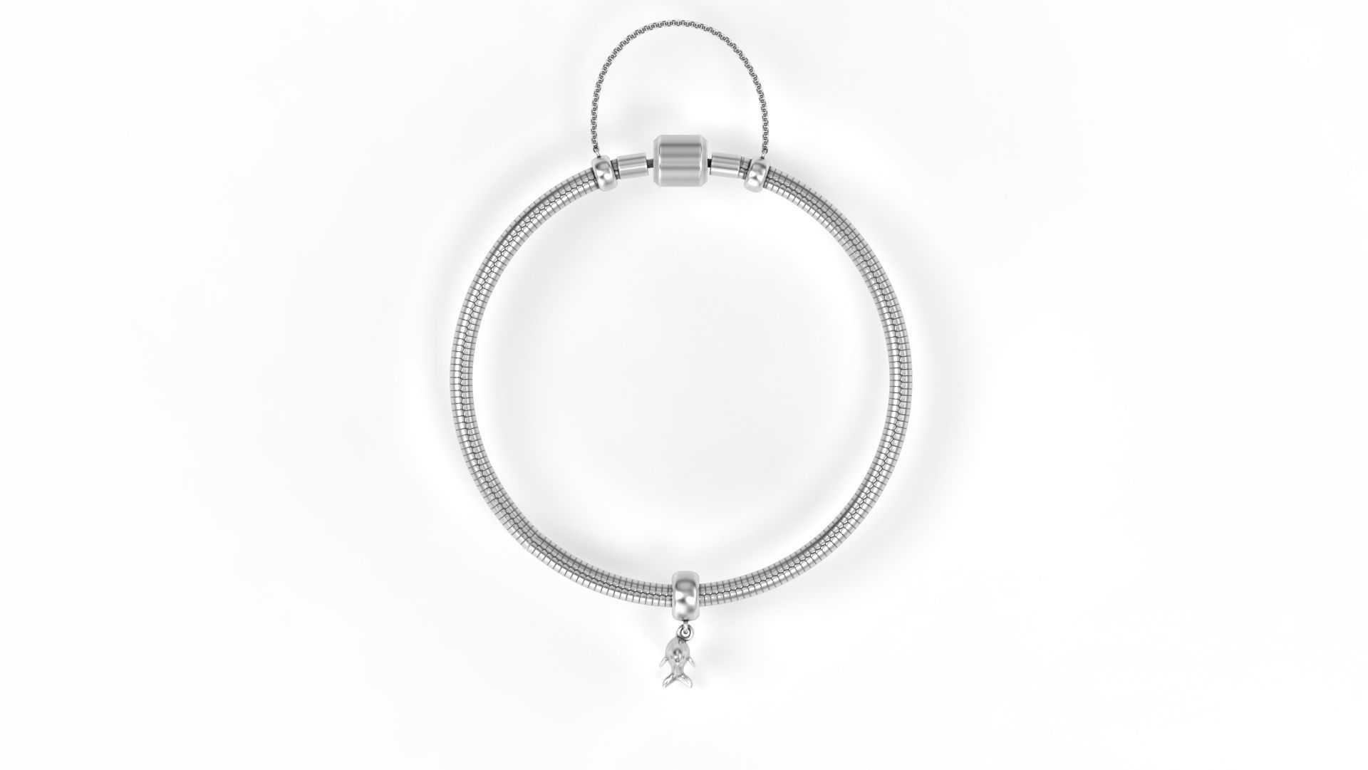 Dolphin Charm 3D print model_3