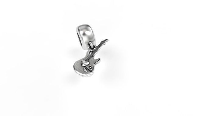 Guitar Charm 3D print model