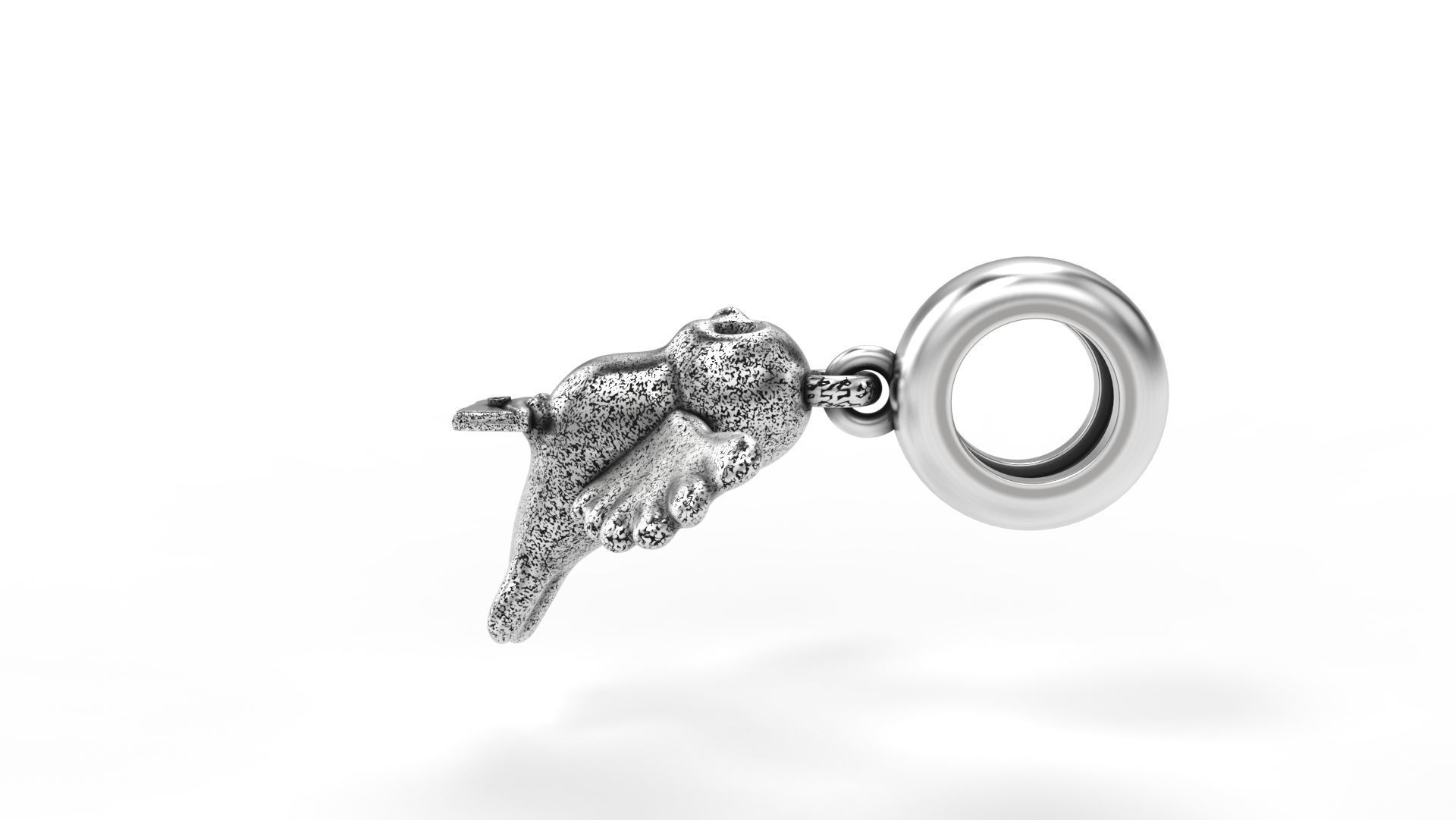 Owl Charm 3D print model_3