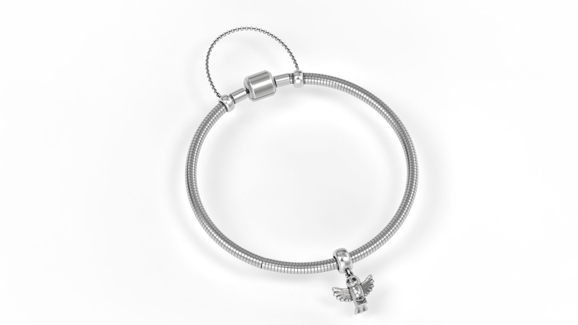 Owl Charm 3D print model_5