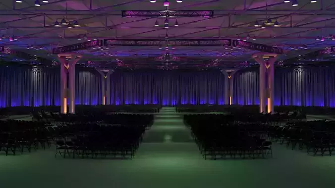 New York Convention Center 3D model