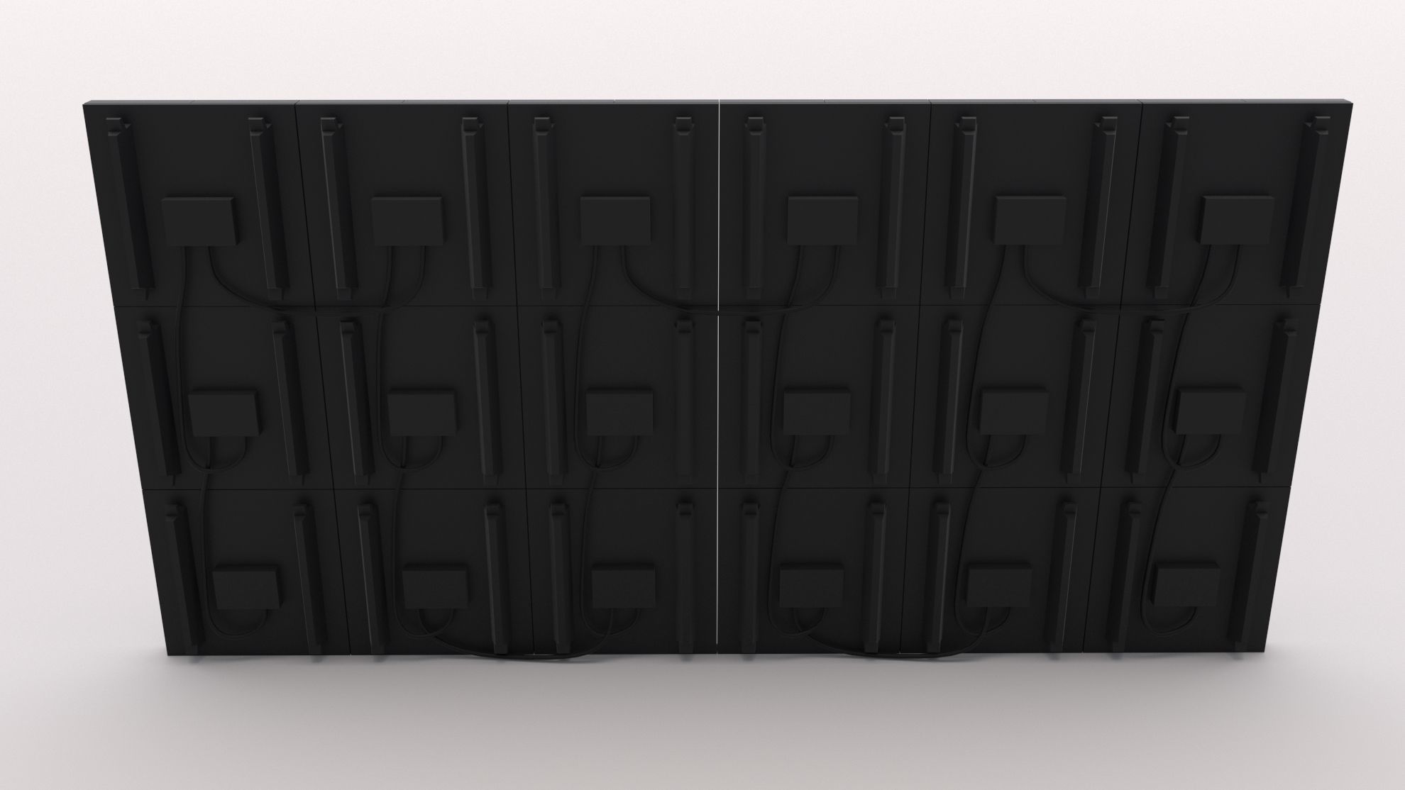 Led Video Wall - Stage Screen Panel 3D model_4